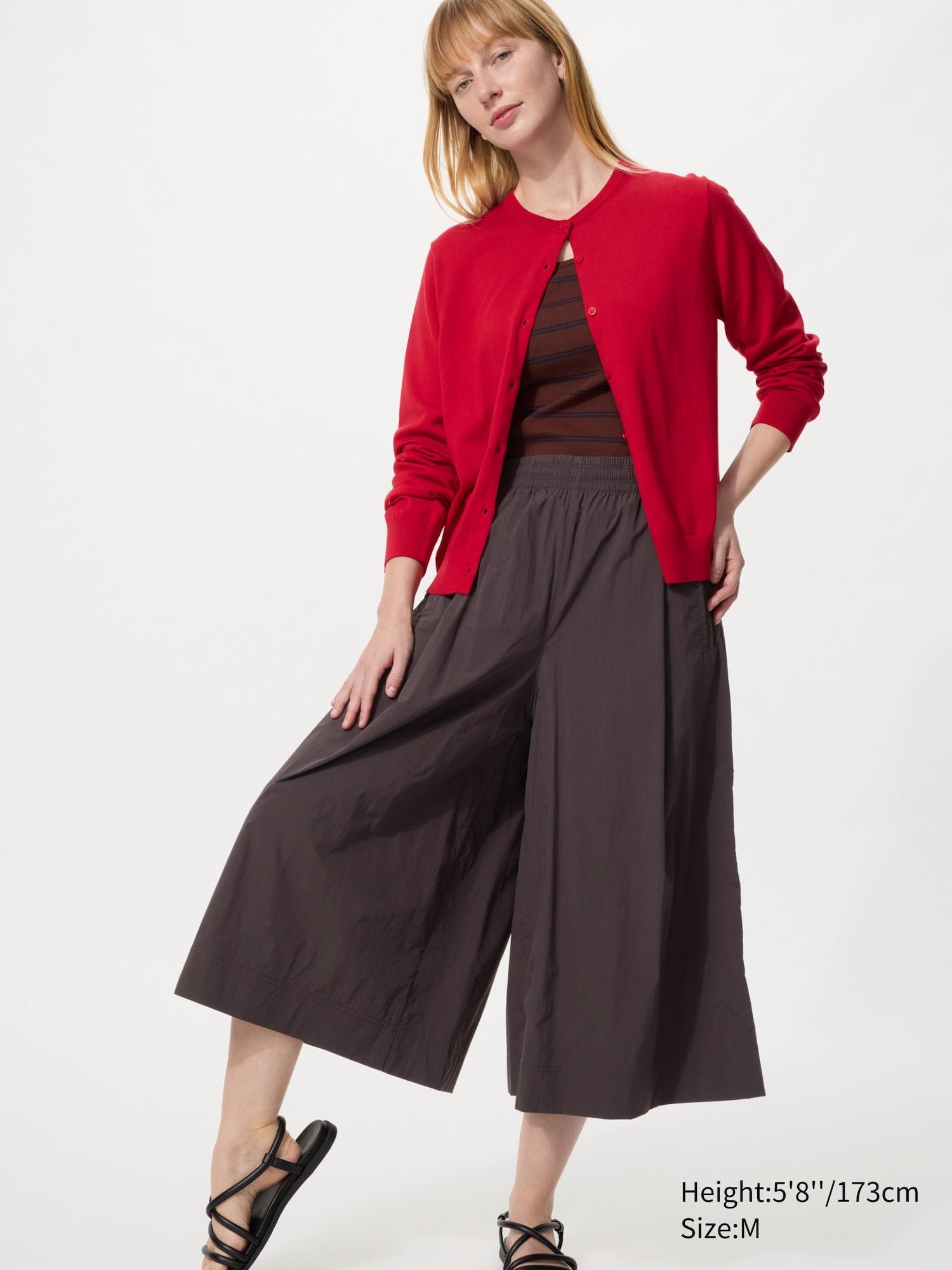 Nylon Culotte (Regular Length) - DARK GRAY