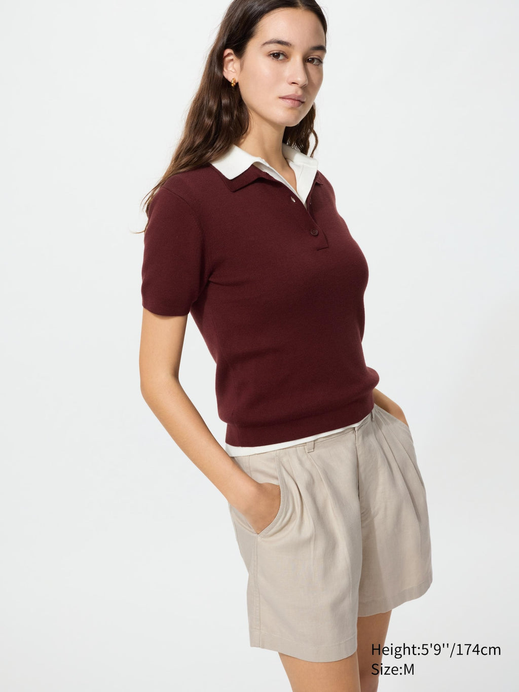 Linen Cotton Shorts - OFF WHITE