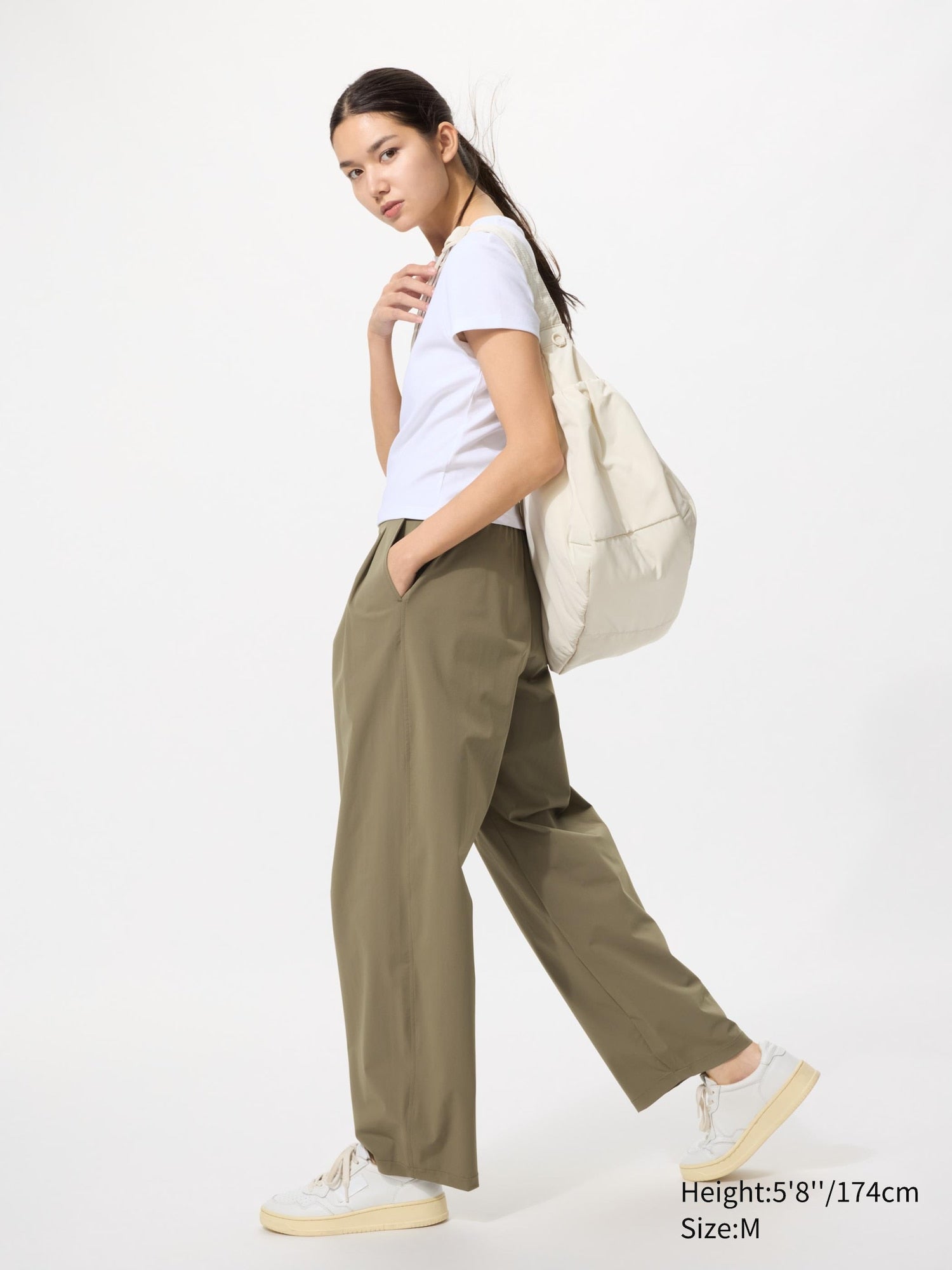 Ultra Stretch Active Wide Pants (Longer Length) - DARK GRAY