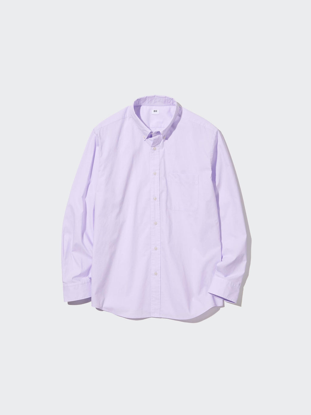 Extra Fine Cotton Broadcloth Long Sleeve Shirt - WHITE