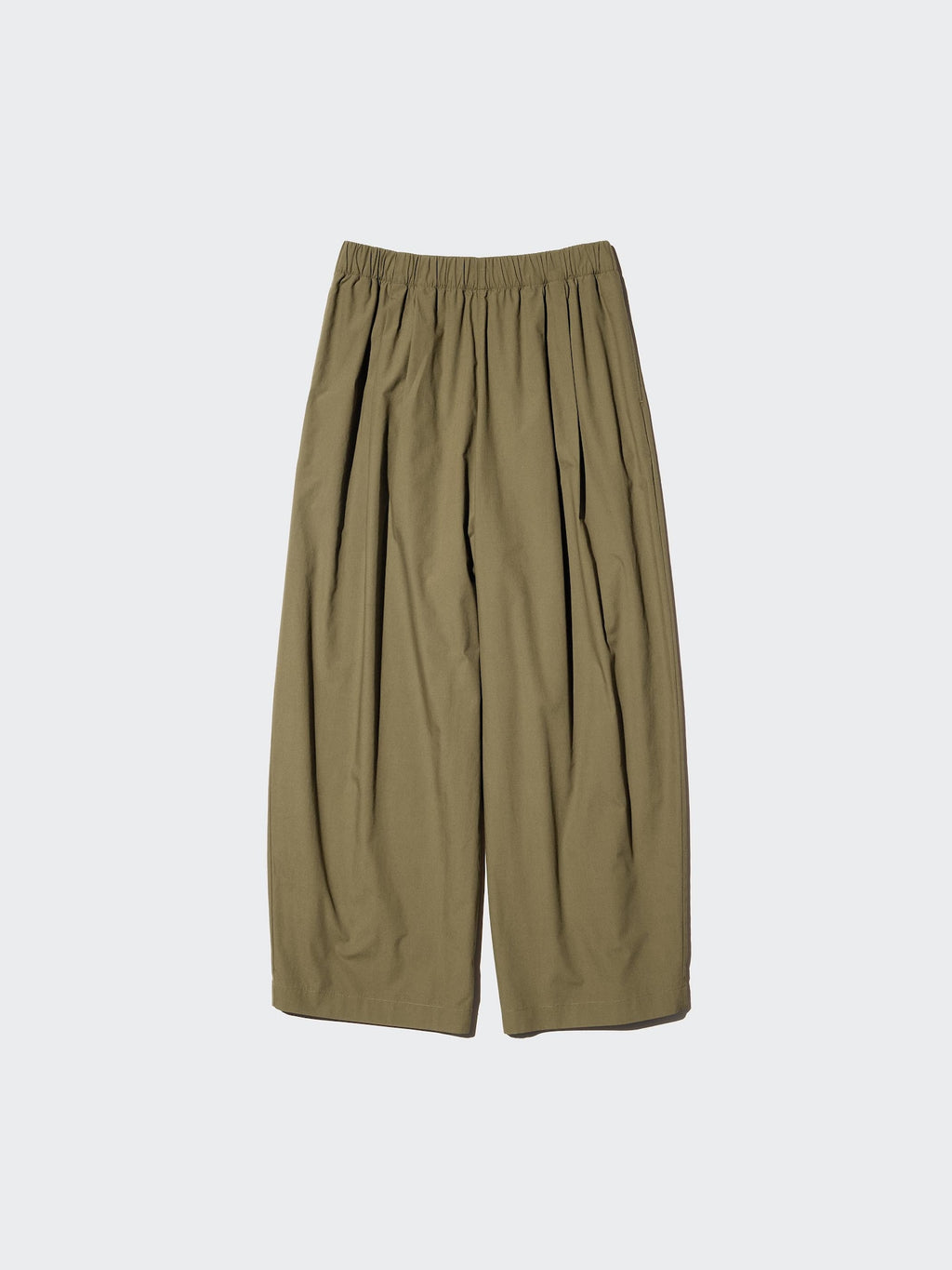 Cotton Volume Easy Pants - GRAY