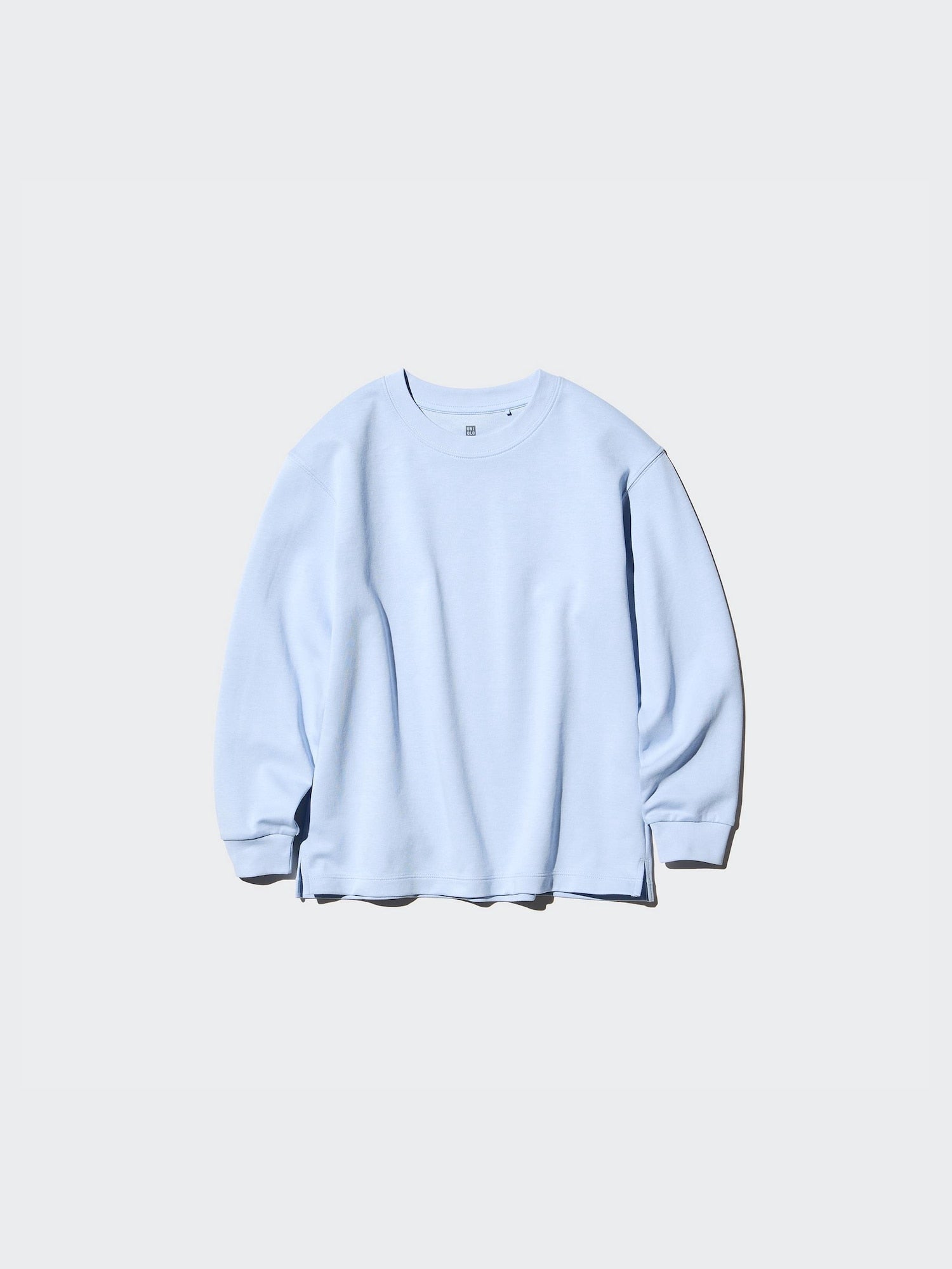 KIDS AIRism Cotton Crew Neck T Long Sleeve - WHITE