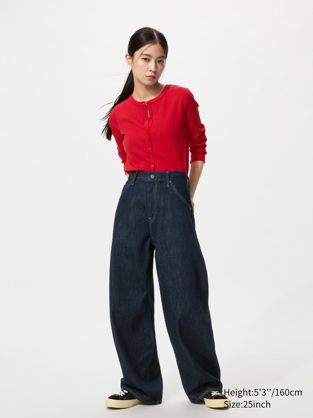 Baggy Curve Jeans - BLUE
