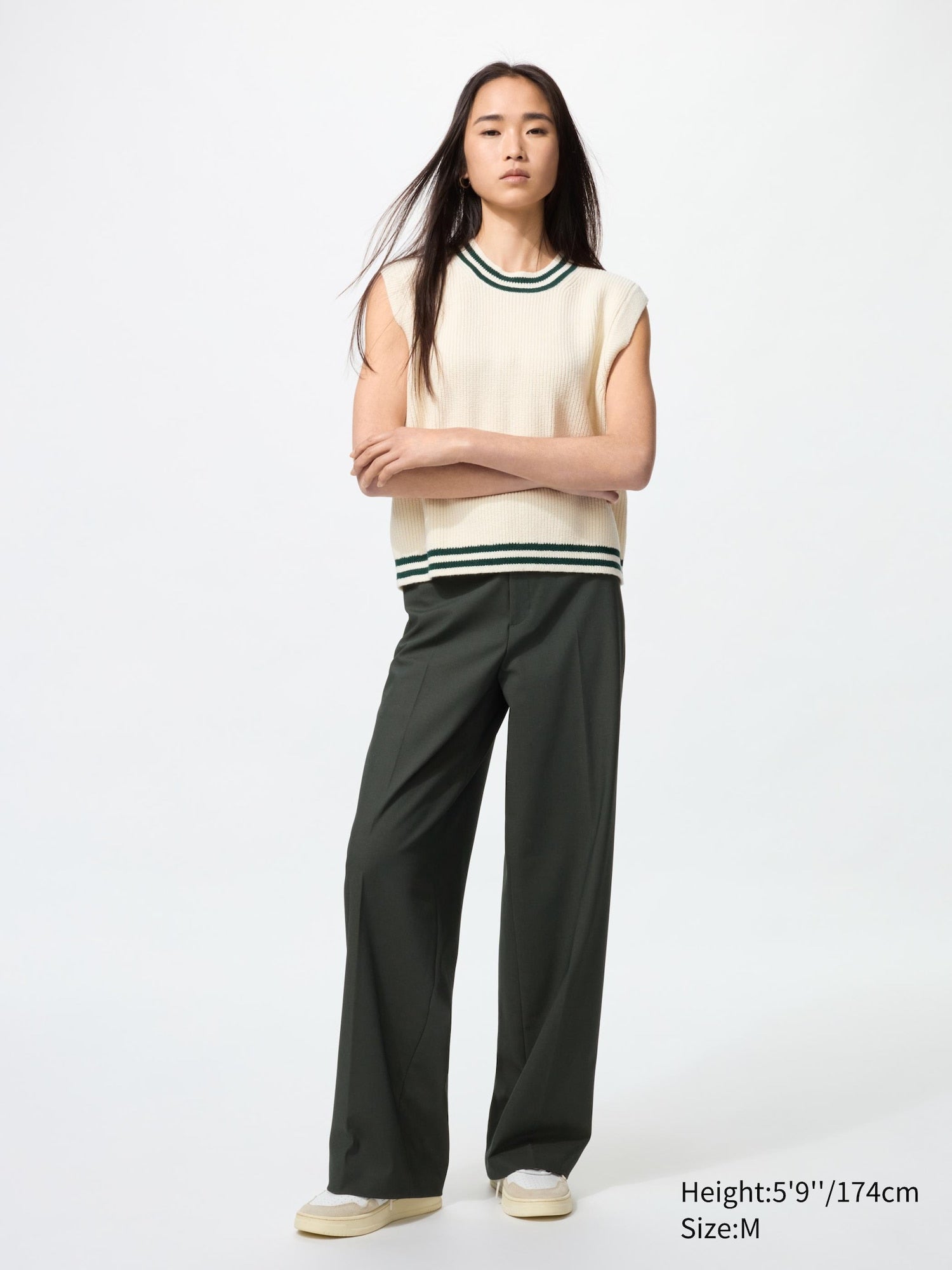 Smart Wide Pants (Longer Length) - GRAY