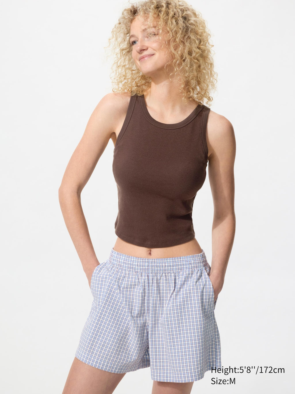 Ribbed Cropped Bra Top - WHITE