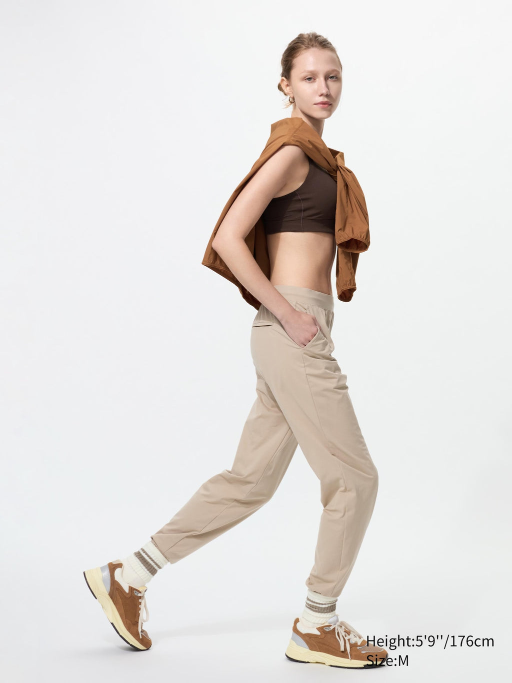 Ultra Stretch Active Jogger Pants (Longer Length: 71-73cm) - GRAY