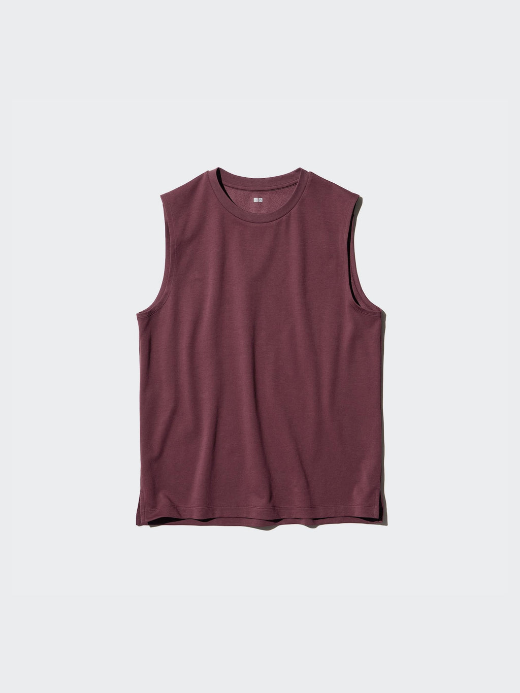 AIRism Cotton Sleeveless T-Shirt - WHITE