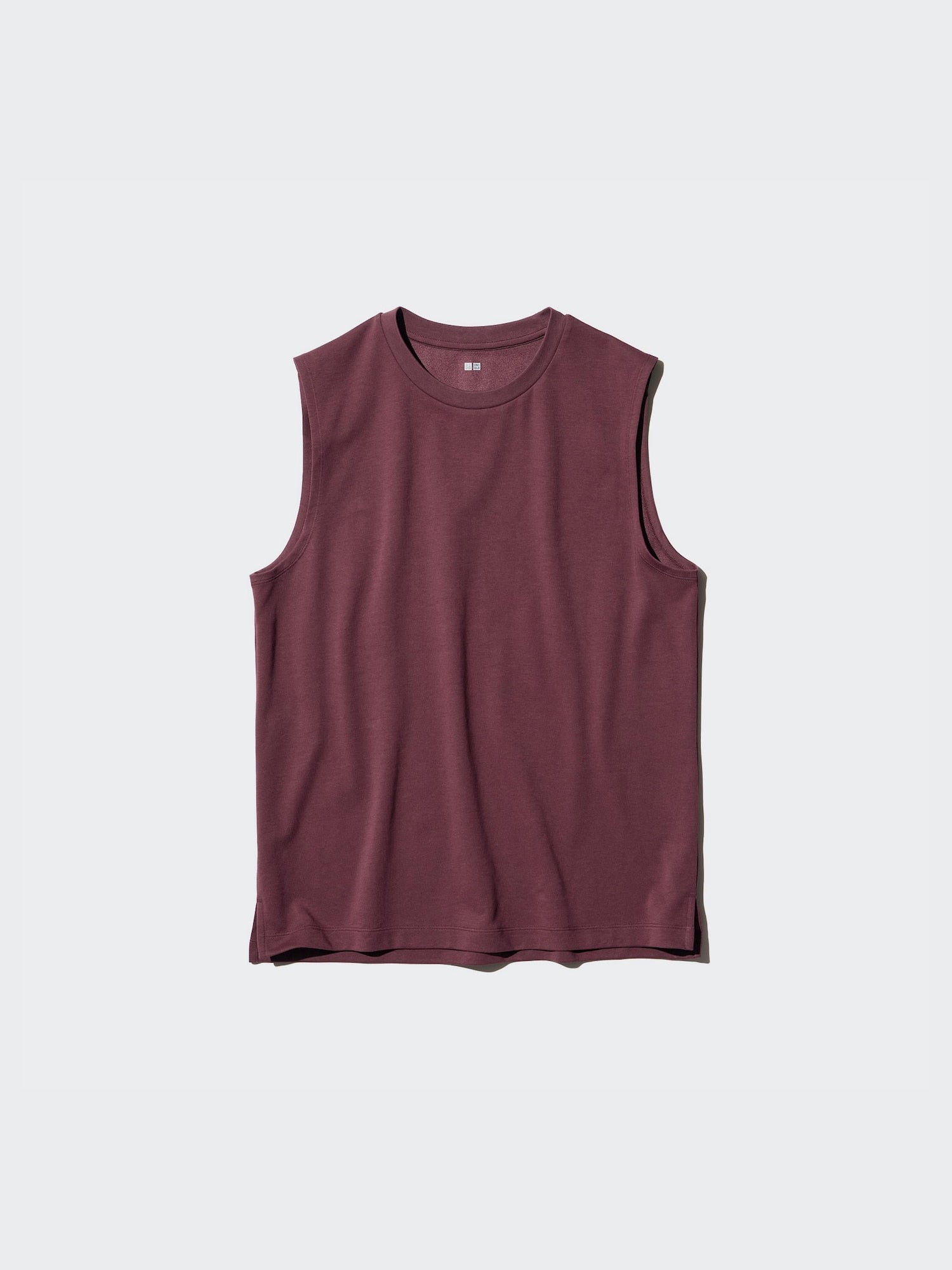 AIRism Cotton Sleeveless T-Shirt - WHITE