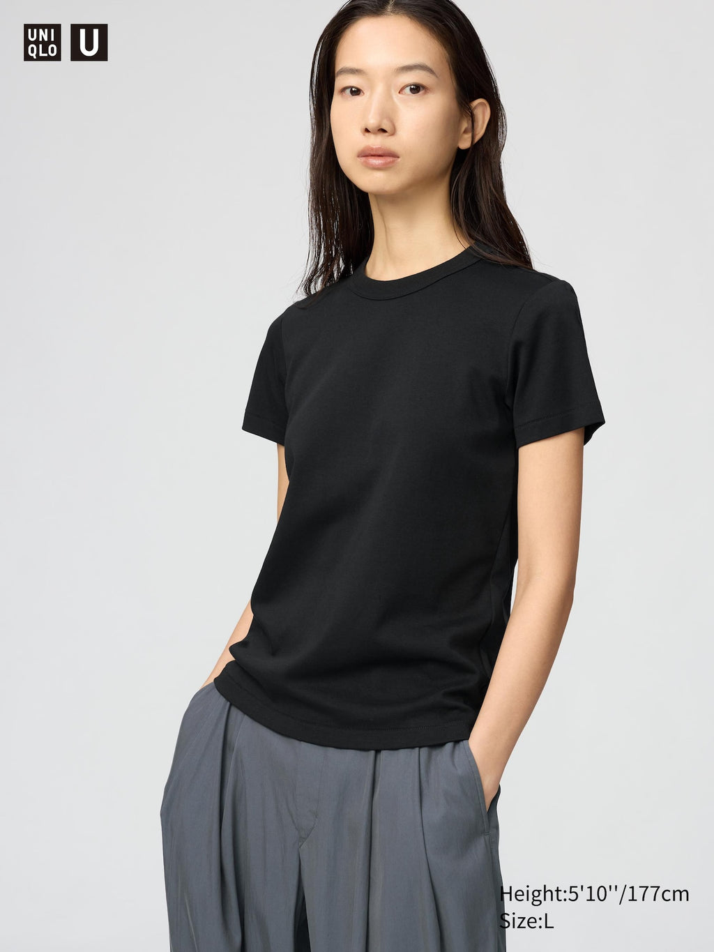 Crew Neck Short Sleeve T-Shirt - WHITE
