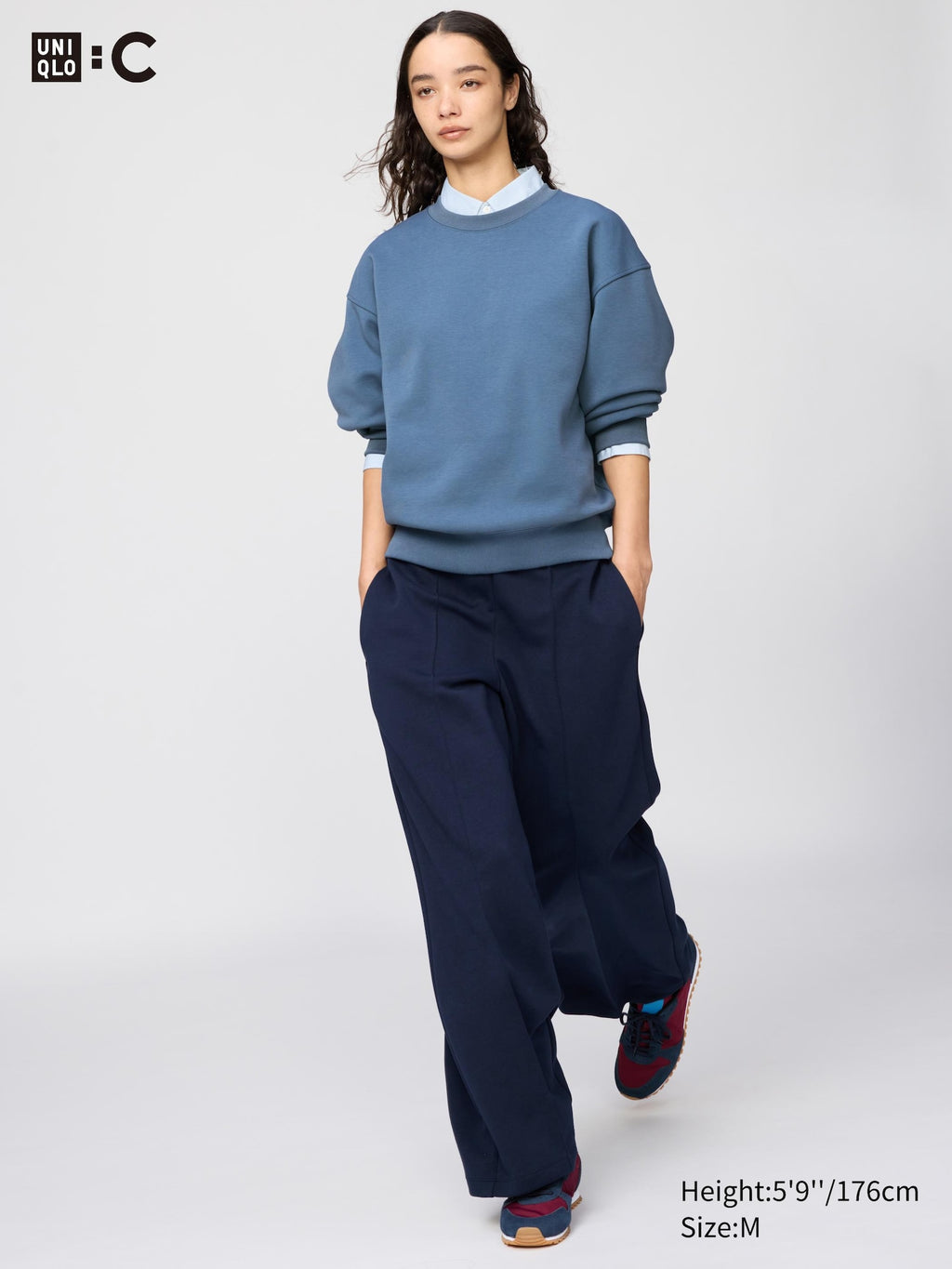 Sweat Straight Pants (Regular Length) - GRAY