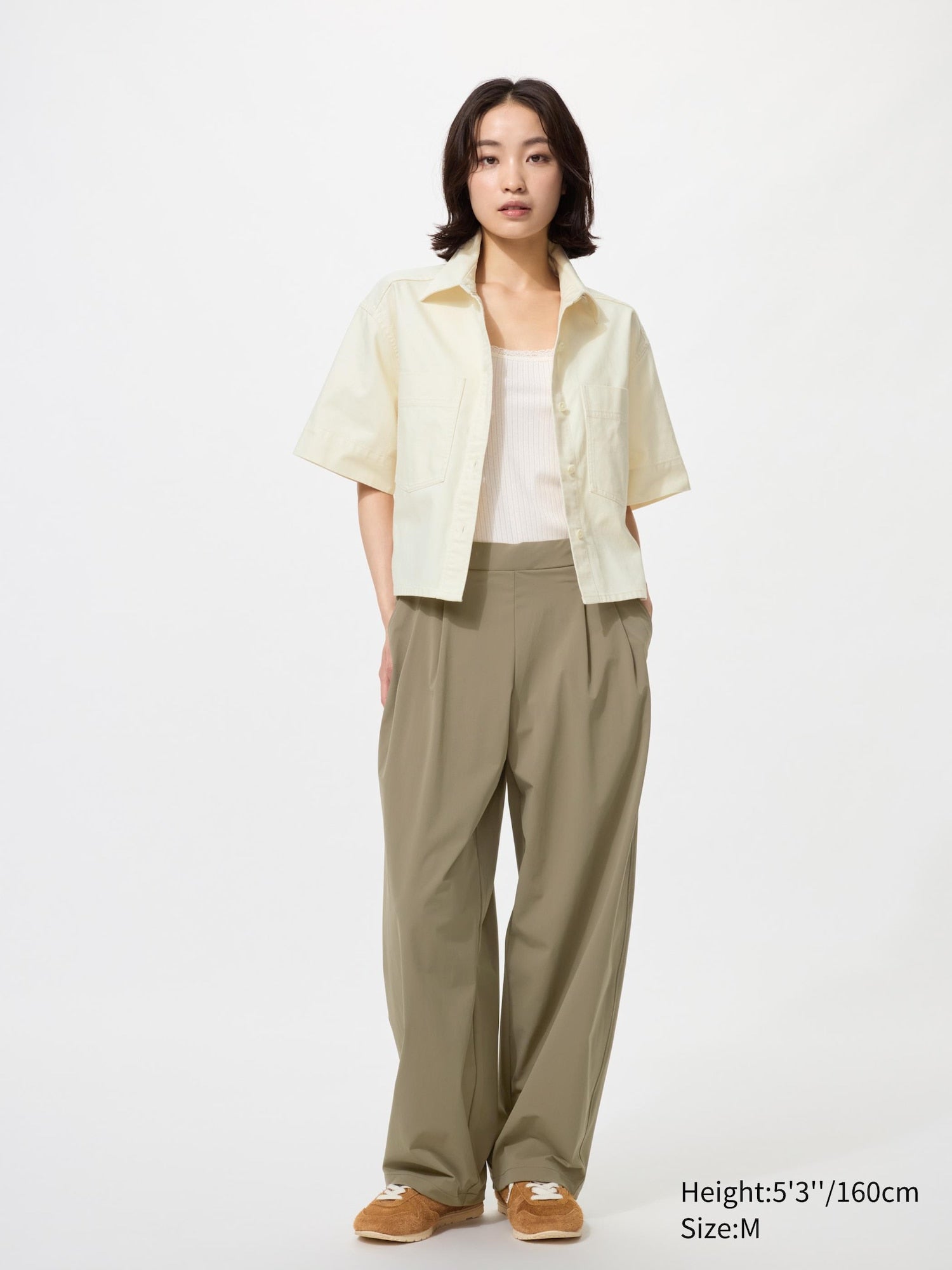 Ultra Stretch Active Wide Pants (Shorter Length) - DARK GRAY