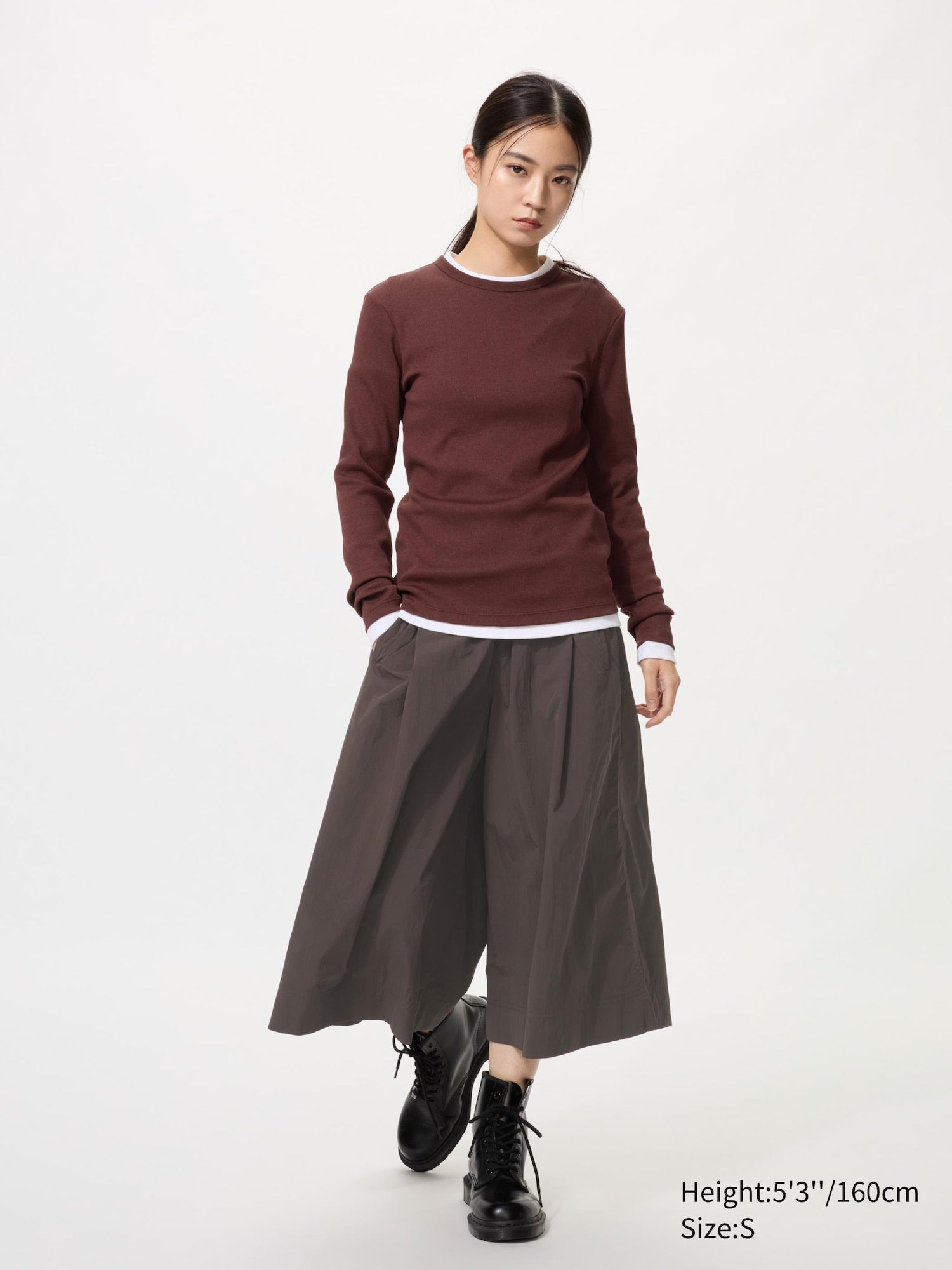 Nylon Culotte (Shorter Length) - BEIGE