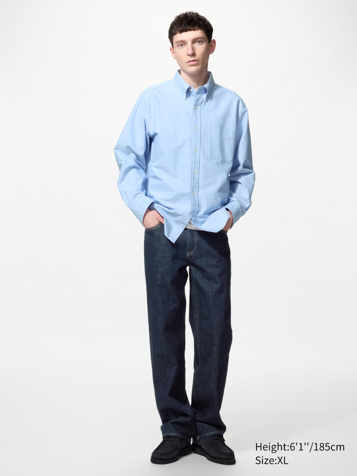 Oxford Long Sleeve Shirt - OFF WHITE