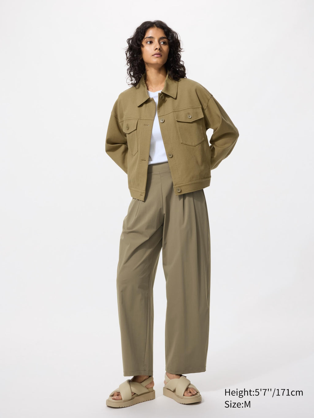 Ultra Stretch Active Wide Pants (Regular Length) - DARK GRAY