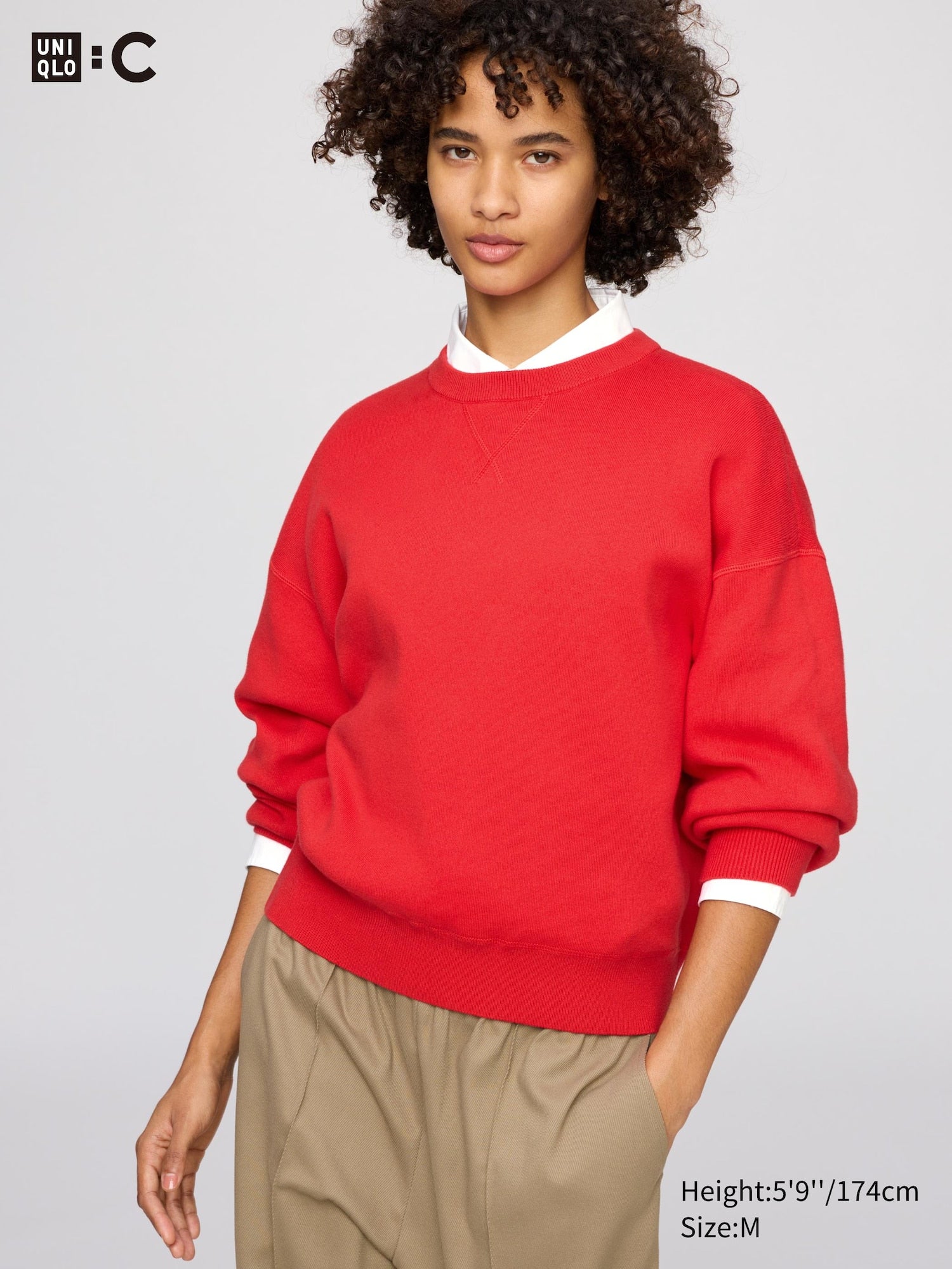 Smooth Cotton Crew Neck Sweater - OFF WHITE
