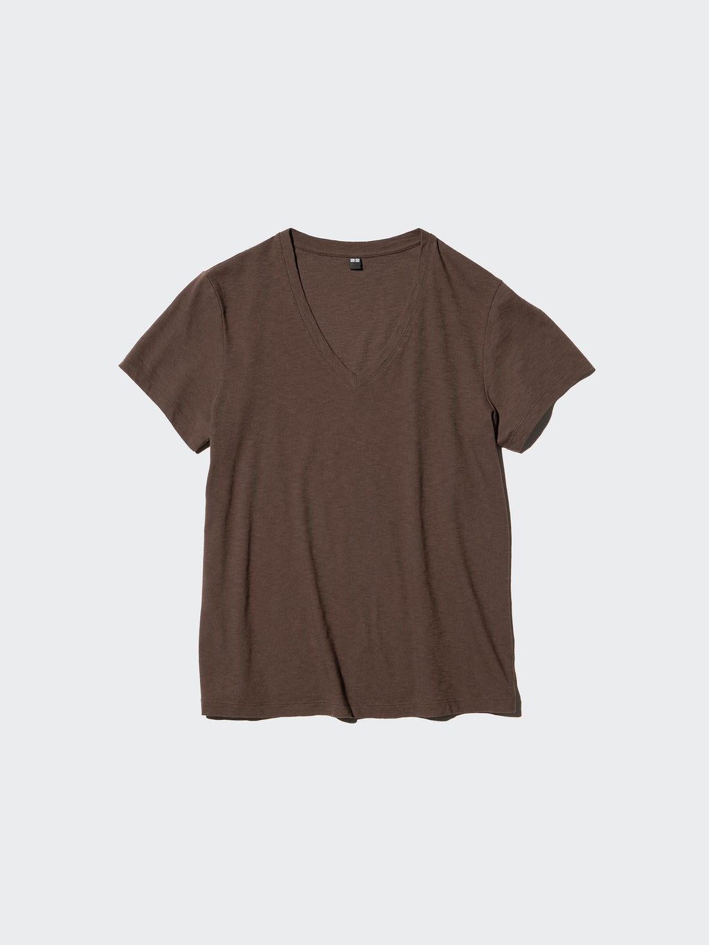 Slub Jersey V Neck T - WHITE