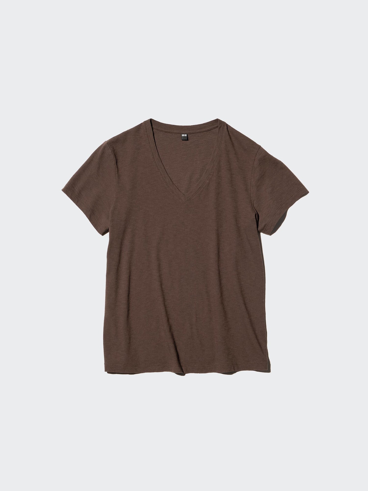 Slub Jersey V Neck T - WHITE