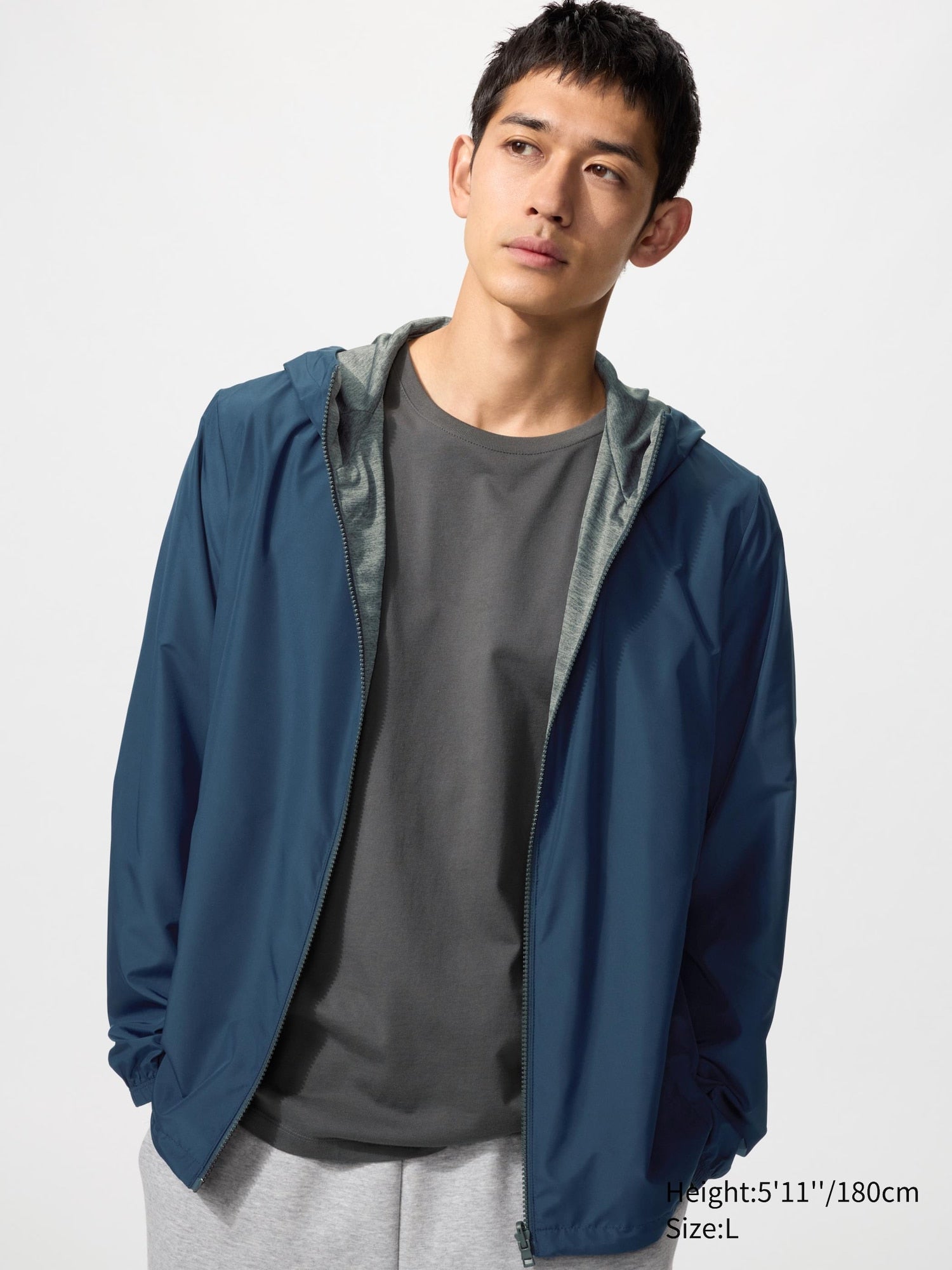 Reversible Parka - LIGHT GRAY