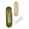 Recycled Plastic Flat Lay Clawclips 3Pc Set